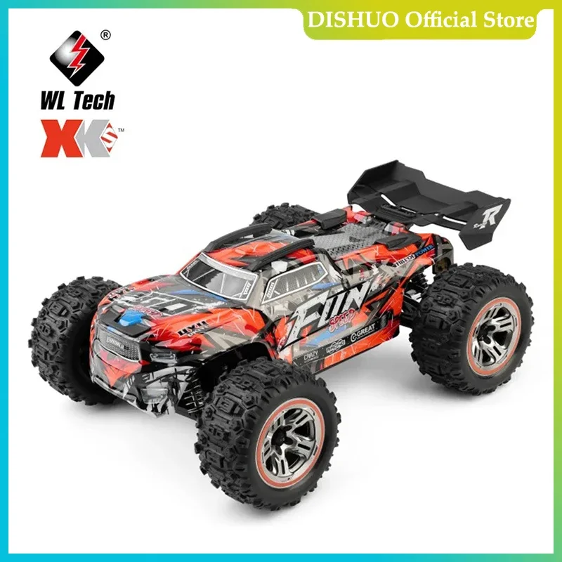 WLtoys 184008 1:18 Brushless RC Car 70Km/H High Speed Metal 4WD Drive Off-Road 2.4G  Three-in-one Electric BigFoot Truck New2023