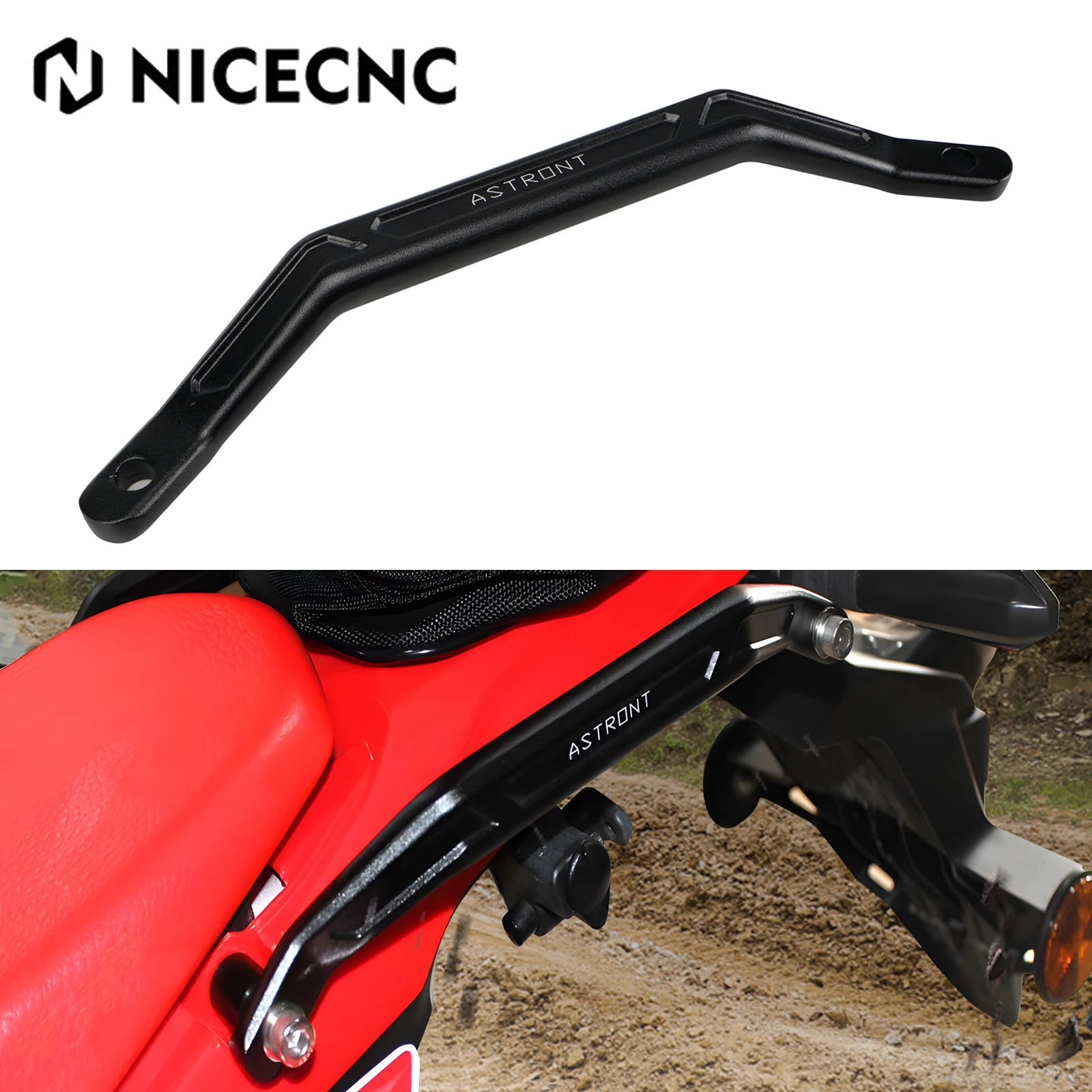 

For Honda CRF300L CRF 300L 2021-2022 Rear Passenger Armrest Handle Grab Bar Rail Grab Handle Seat CRF 300 L 2021 2022