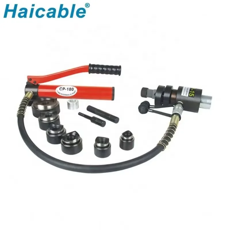Hydraulic Punch Set Manual Hole Cable Steel Sheet SKP-15 Rectangle Square Hole Puncher