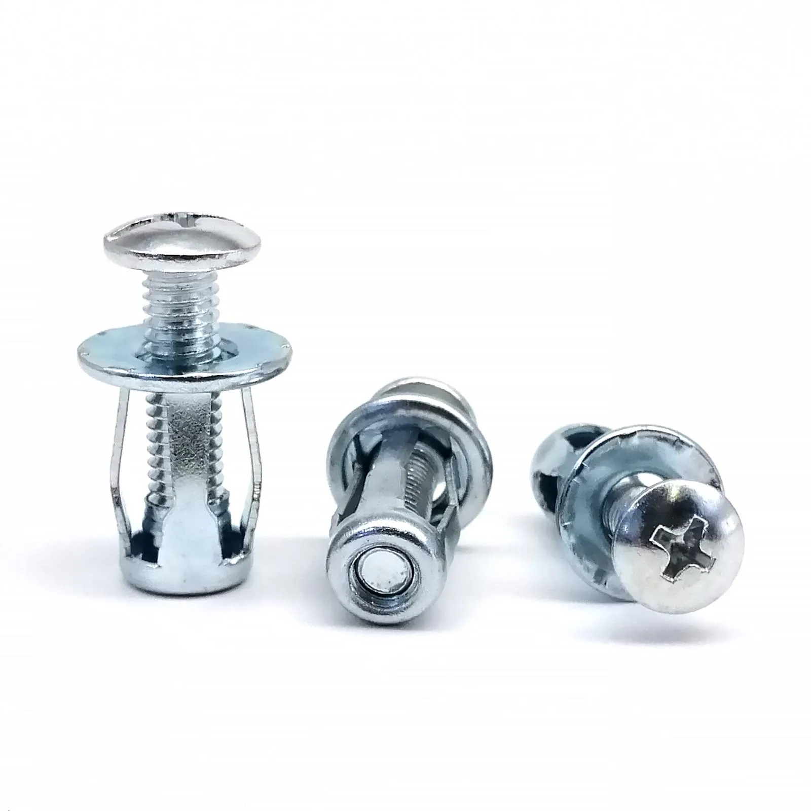 35pcs Mix M4 M5 M6 Jack Nut Expansion Rivets Nut Screw Bolt Kit Box for Hollow Wall Iron Skin Clamp Petal Shape Anchors Plugs