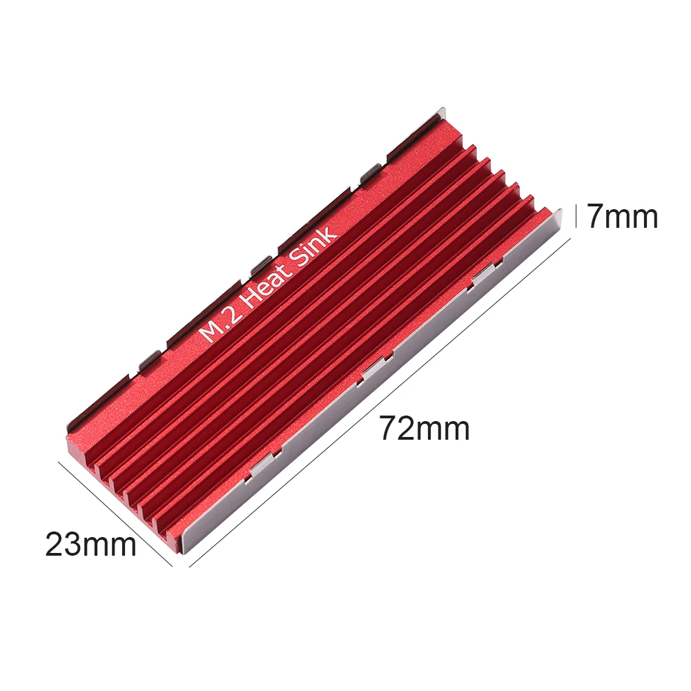 Heatsink Hard Disk Protect Radiator M.2 SSD Heat Sink Aluminum Heatsink Thermal Cooling Pad Radiator for Desktop