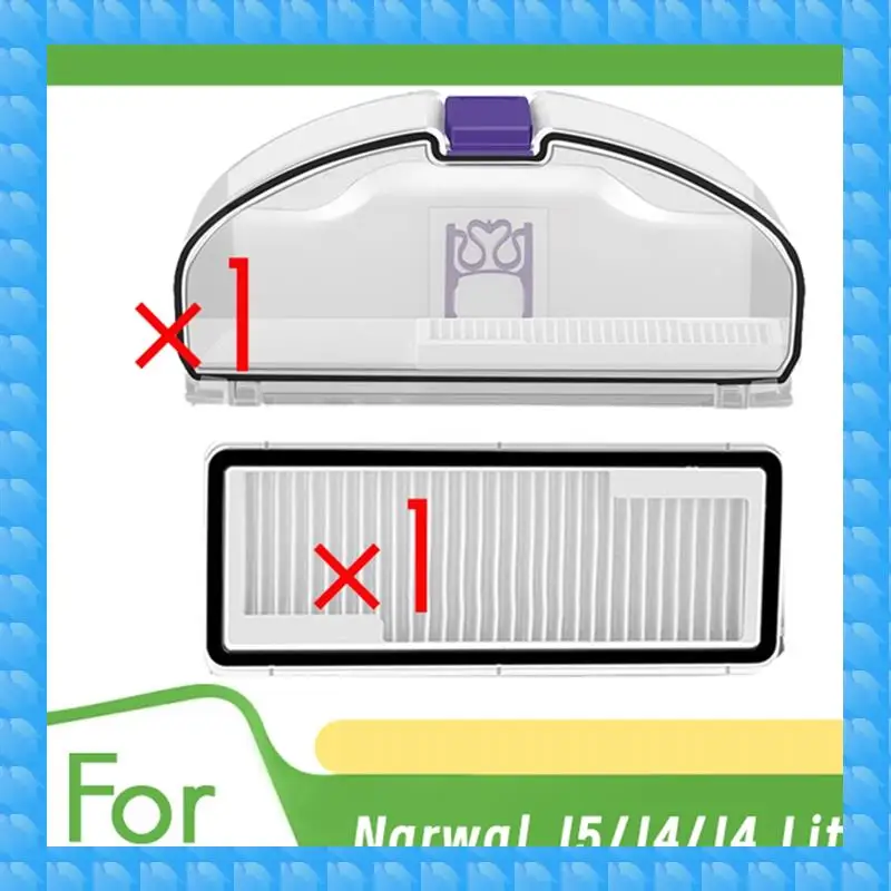 

ETRT For Narwal J5/J4/J4 Lite Dust Box With 1 Filter Robot Vacuum Cleaner Accessories