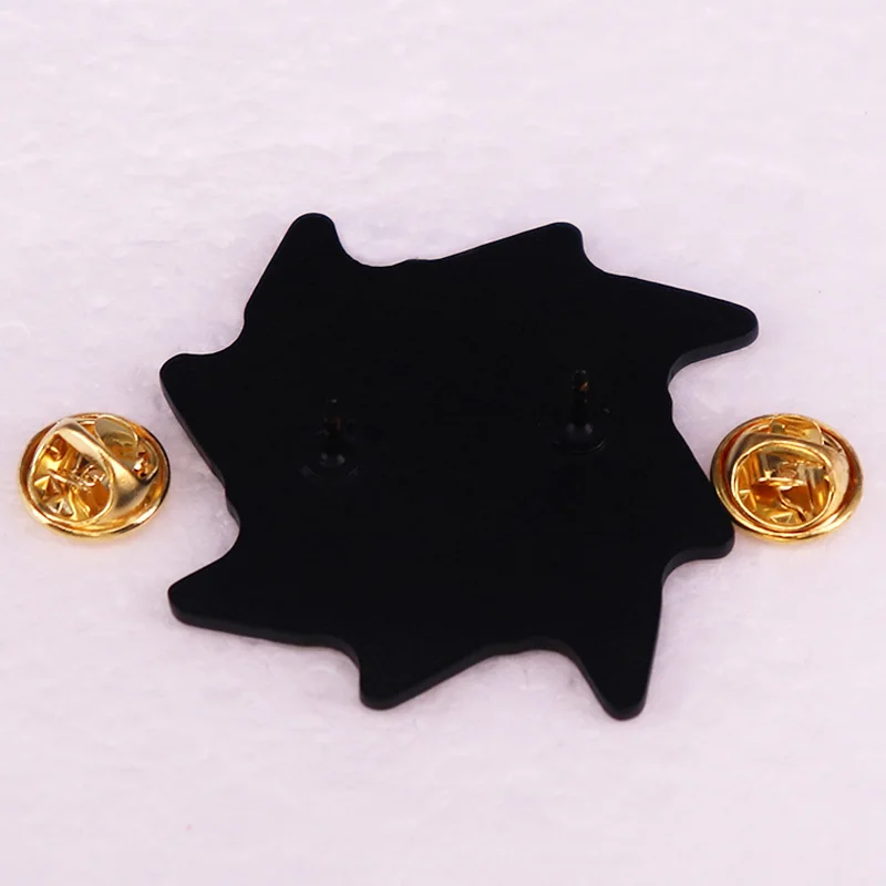 الوحش هنتر كامورا قرية شعار شارة لعبة المينا دبوس vintage بروش مجوهرات #2