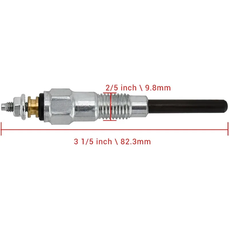 

19077-65510 6655233 For Kubota Glow Plug V1003 V2203 V2403 V3300 Engine Glow Plug Excavator