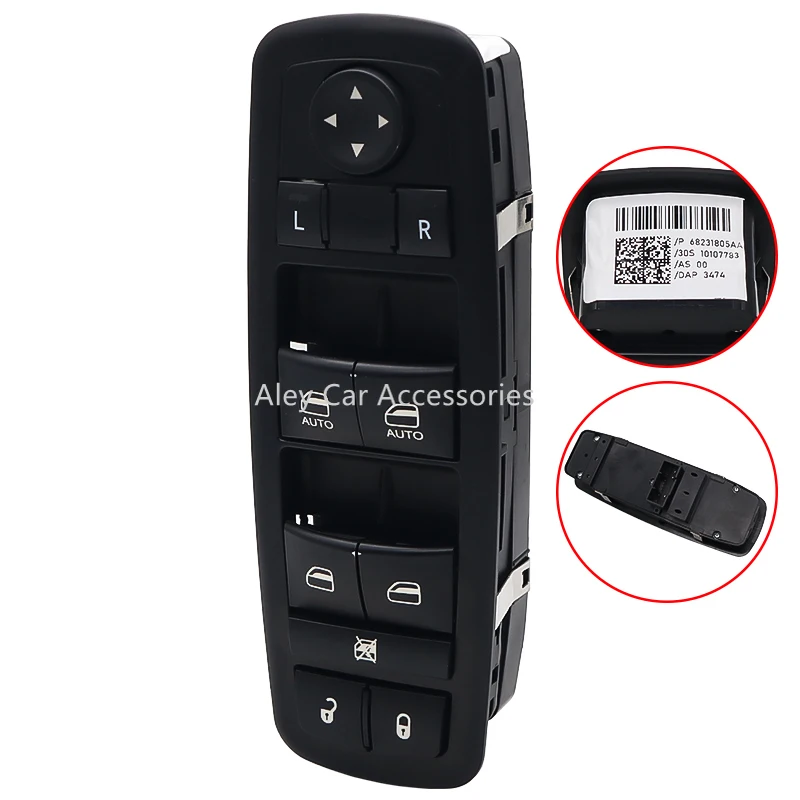 68231805AA 56046823AC Car Electric Power Glass Window Switch Button For Chrysler 300 200 For Dodge Charger Ram 1500