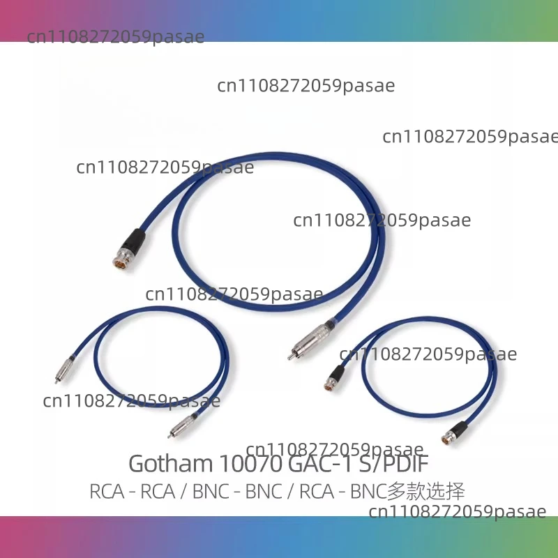 

10070 GAC-1 S/PDIF 75 Euro Цифровой аудиокоаксиальный RCA-кабель с посеребренными контактами и тактовым сигналом