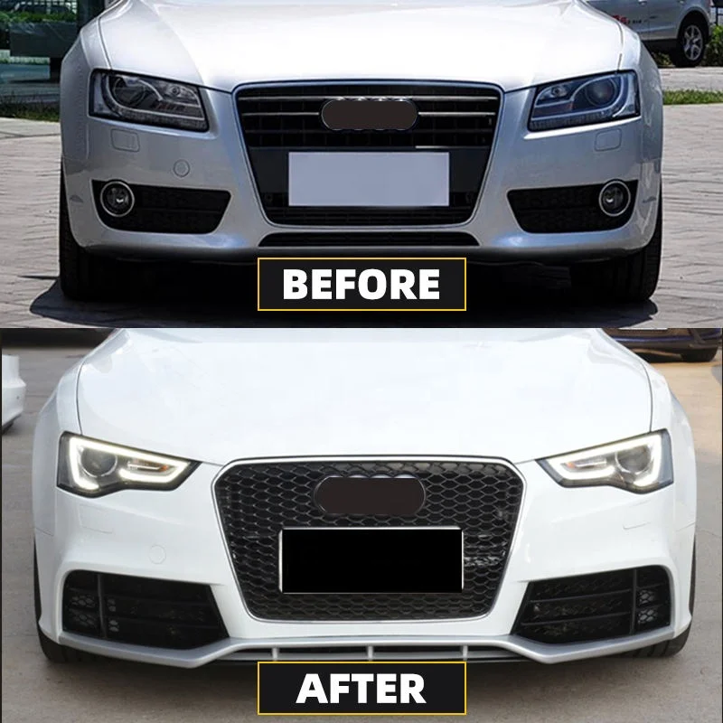 Auto Parts Upgrade A5 B8 to RS5 B8.5 Front Bumper Body Kit for  RS5 2012-2016 Fit for B8.5 Model Years