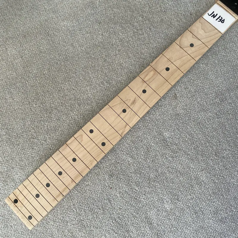 jN130 564MM Short Scales Genuine Ibanez GIO mikro 6 String ST Electric Guitar Neck 24 Frets No Frets&Paints Unfinished DIY Part