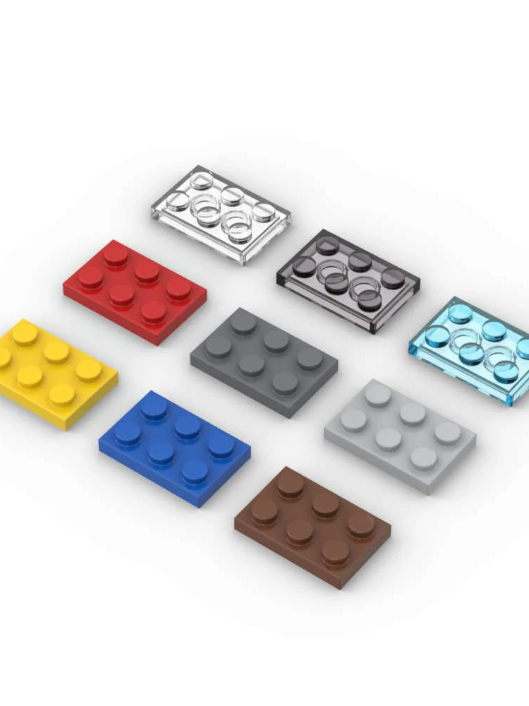 MOC-Kit de blocs de construction de plaques de puzzle, panneau lumineux, panneau haut module, briques d'urgence, jouets cadeaux, livraison directe, Paremploy3021, 2x3, 10 pièces