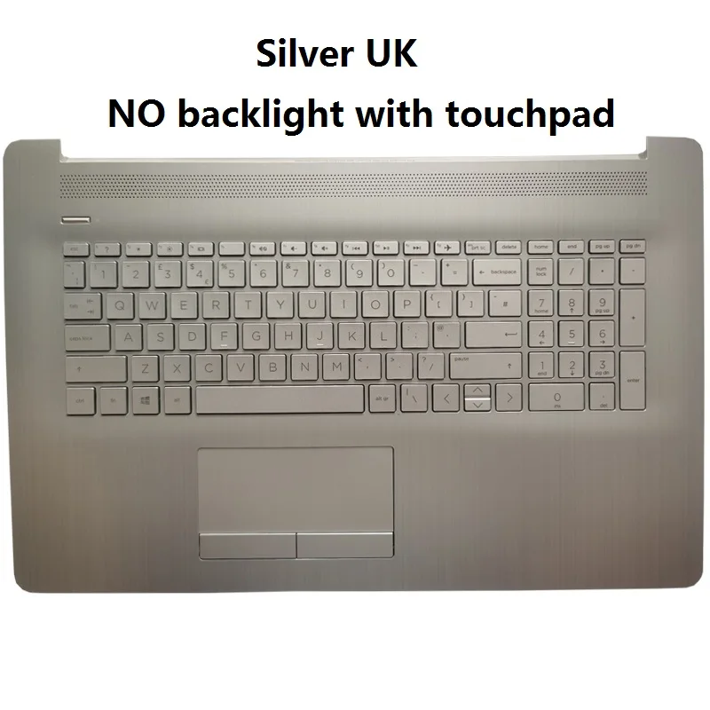 NEUE Für HP Pavilion 17-BY 17T-BY 17-CA 17Z-CA 17G-CR 17Q-CS TPN-I133 Russisch/US/UK Tastatur Laptop Palmrest Obere Abdeckung fall