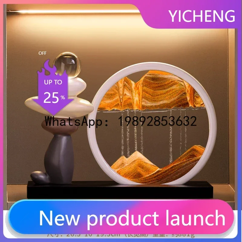 

XX Quicksand Painting Ornament for Living Room TV Cabinet Wine Cabinet High-end Home Decoration