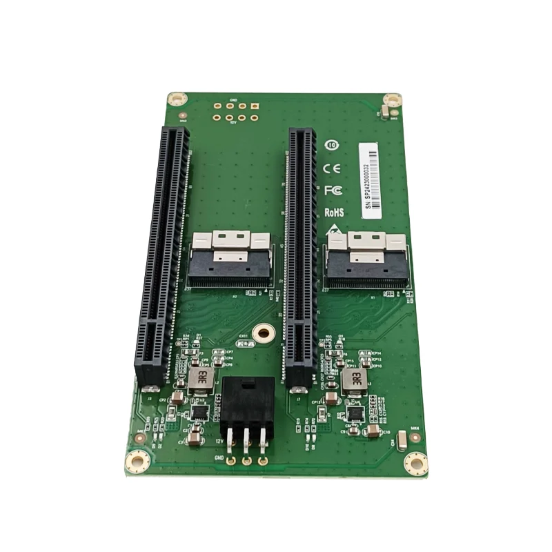 Imagem -03 - Conector de Alimentação Gpu com Atx x Sff8654 8i para x Pcie4.0 x 16 Slot 2x3 Pin