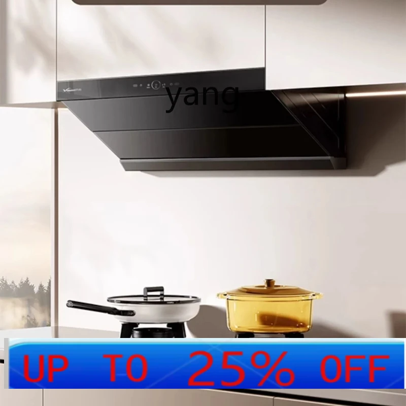 

lmm ultra-thin range hood gas stove smoke stove combination kitchen large suction