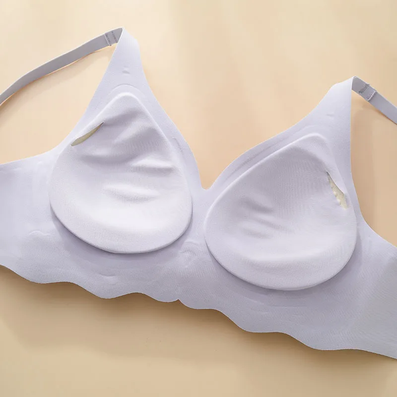 High-end Traceless Comfortable Women\'s Underwear Small Chest Gather Beautiful Back Adjustable No Steel Ring Underwear Women