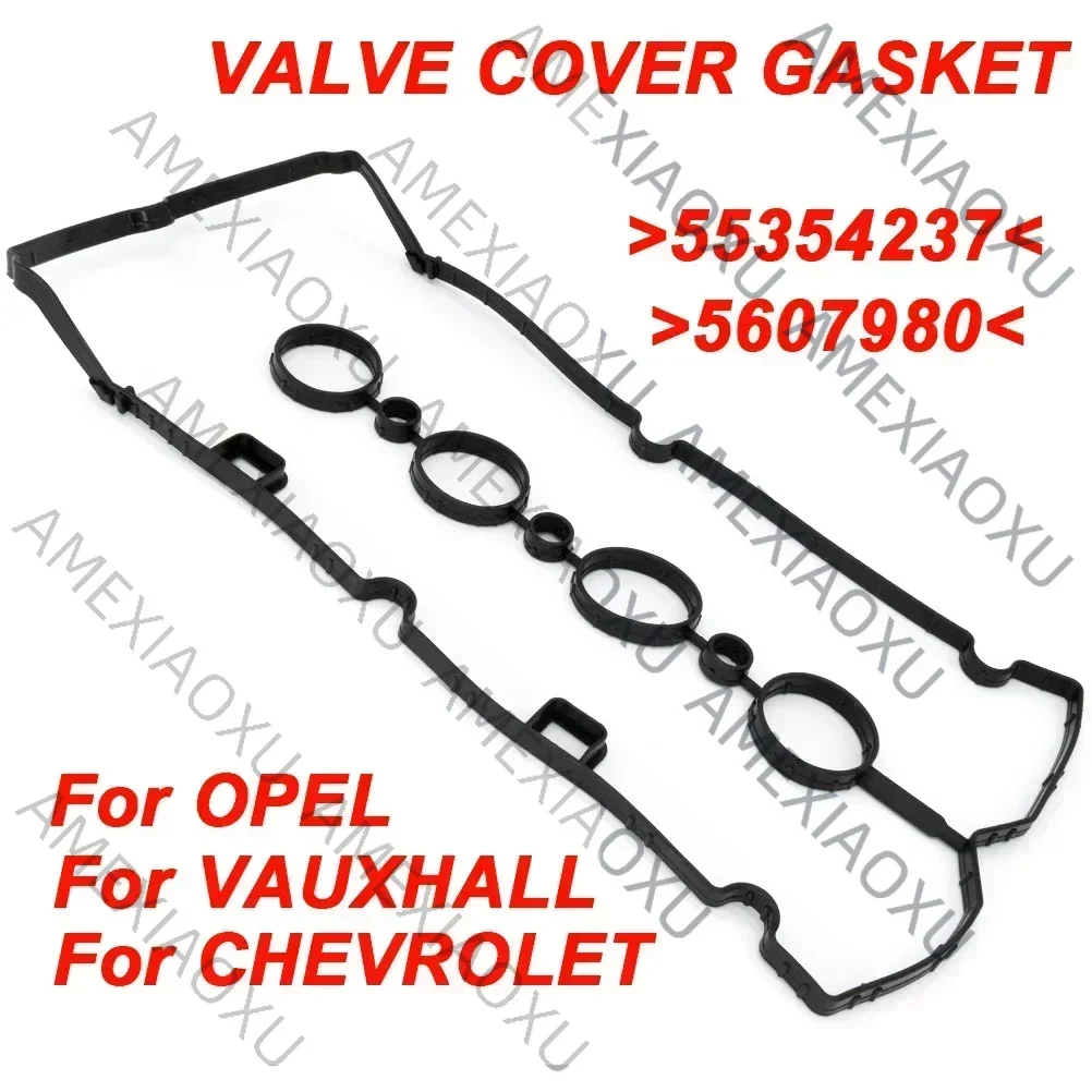 Car Engine Valve Cover Seal Gasket For Chevrolet Cruze Sonic Aveo Aveo5 Fiat Croma Opel Vauxhall Astra H J Pontiac G3 A16LET Gas