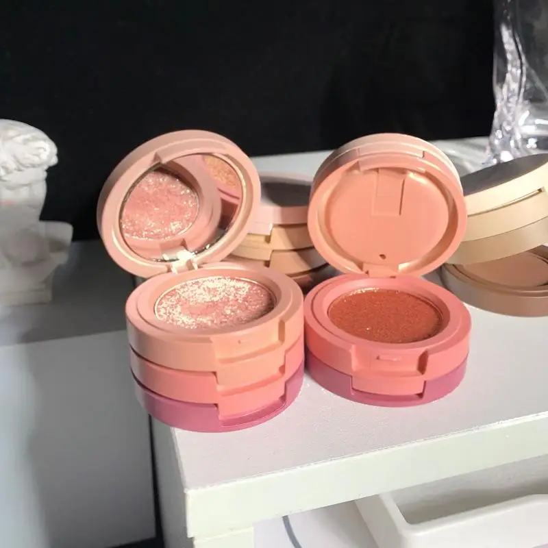 HERORANGE driekleurige oogschaduw, mat Creëer meerlaagse oogmake-up, contour- en blushpalet Langdurig