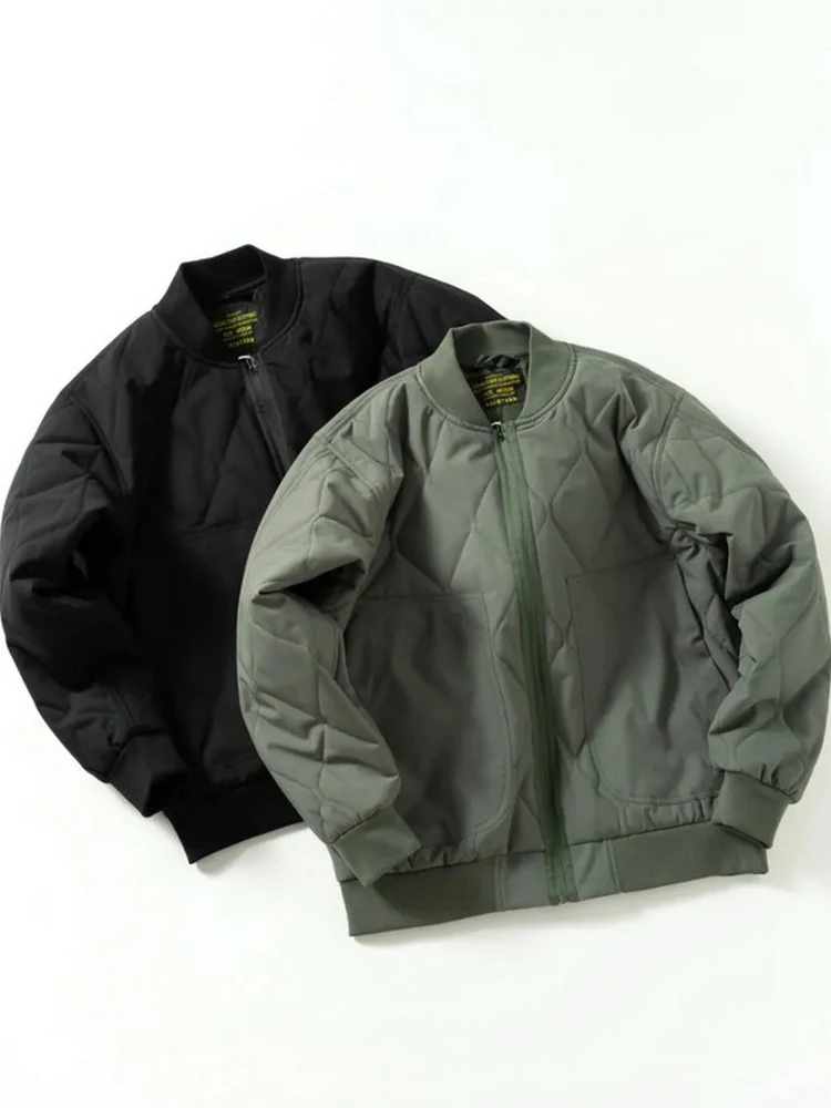 

Новая мужская зимняя куртка в американском ретро-стиле: легкая, теплая, свободного кроя, из хлопка, модная, с длинными рукавами, в стиле бейсбольной куртки.