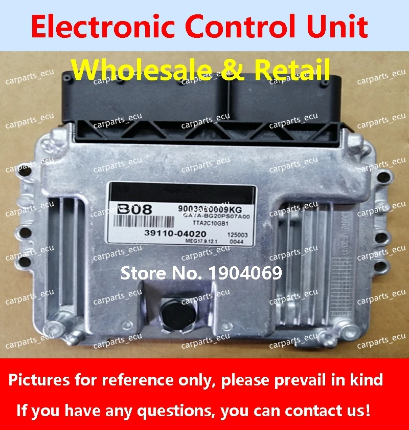 

39111-03337 BE68 ECU 39110-03905 A61 39111-03012 B288 Модуль управления компьютером двигателя MEG17.9.12.1 Подходит для 39110-04020 B08