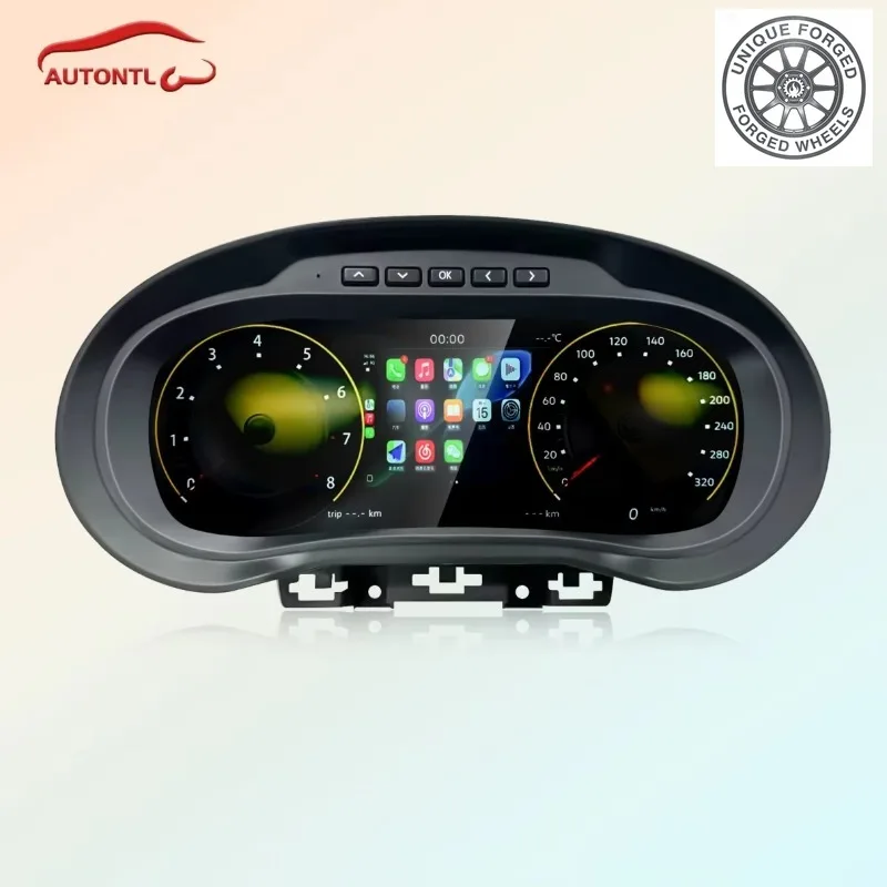 26 StyleFor Volkswagen Polo 2012-2018 Linux System LCD Digital Cluster Carplay HDMI LCD Instrument Dashboard Head Unit Virtual
