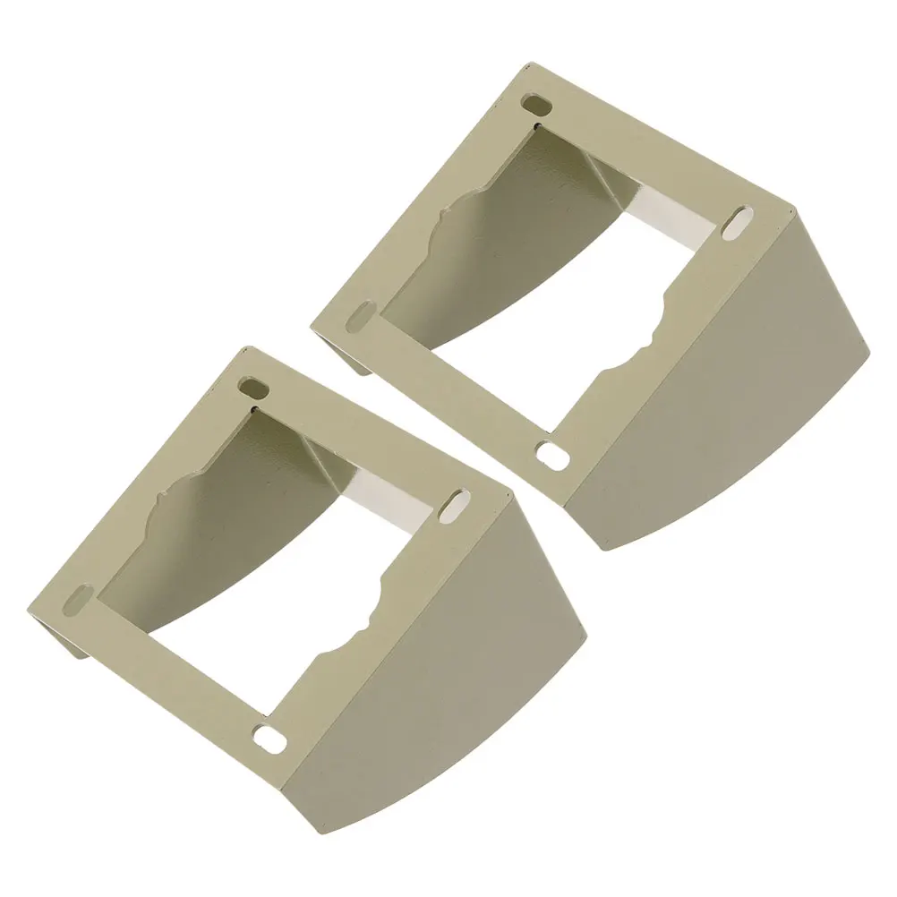 

2Pcs Waterproof Doorbell Switch Cover Outdoor Iron Wall Mounted Outlet Protector Box for Charging Station Rainproof Socket Cover