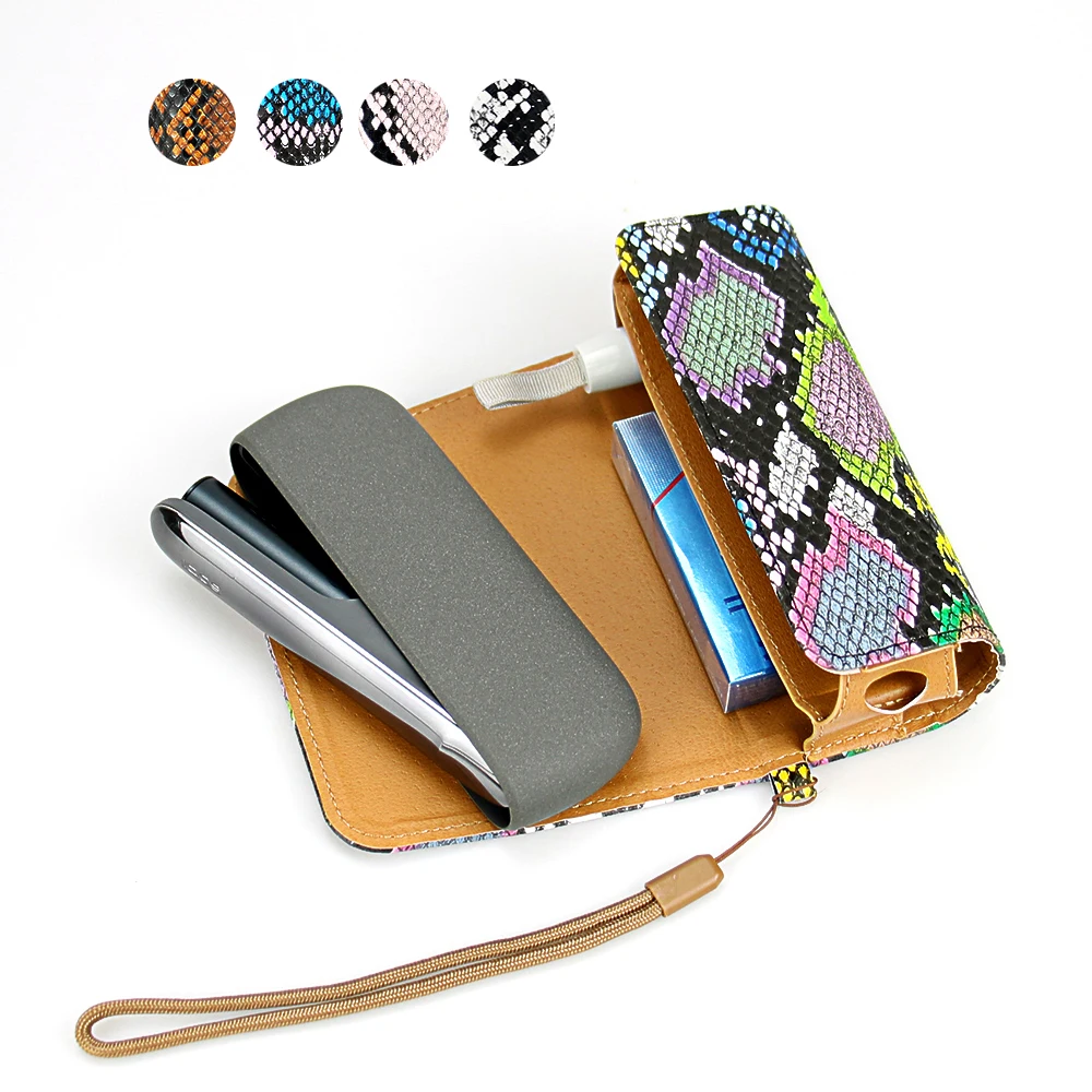 For IQOS 3 Duo Case Accessories Leather Wallet Case Pouch Bag Holder for Iqos Iluma Bag Accessories