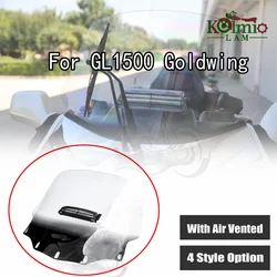 Fit For Honda Goldwing GL1500 Motorcycle Windscreen Windshield GL 1500 Gold Wing Fresh Air Vented Wind Screen Accessories