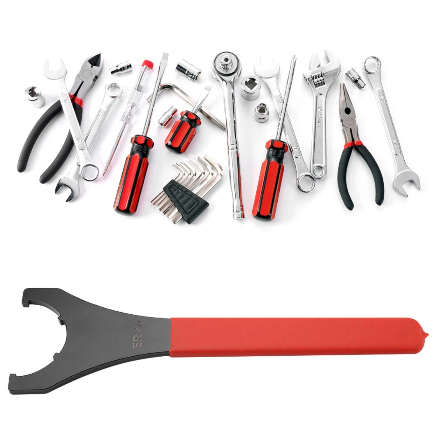 

Durable and Easy-to-Use ER40 Collet Chuck Wrench - Top Choice for CNC Milling and Lathe Chuck Holder Tools - High-Quality Precis