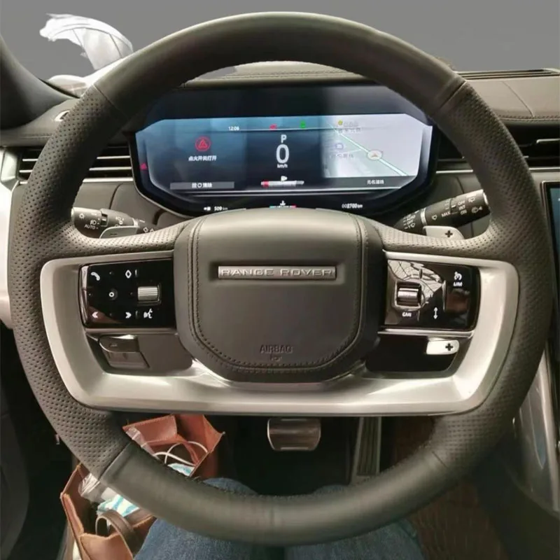 

100%, подходит для LAND ROVER RANGE ROVER 2023 2024, автозапчасти, Прошитые вручную, черные, из натуральной кожи, Нескользящие