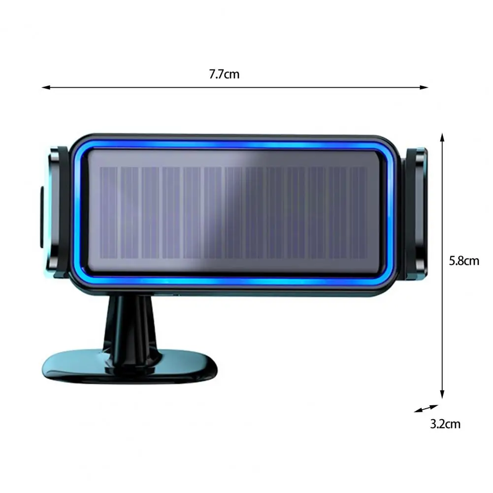 Useful Automatic Induction Holder Long-lasting Life Dual-mode Charging Automatically Clamp Solar Energy Mount for Vehicle