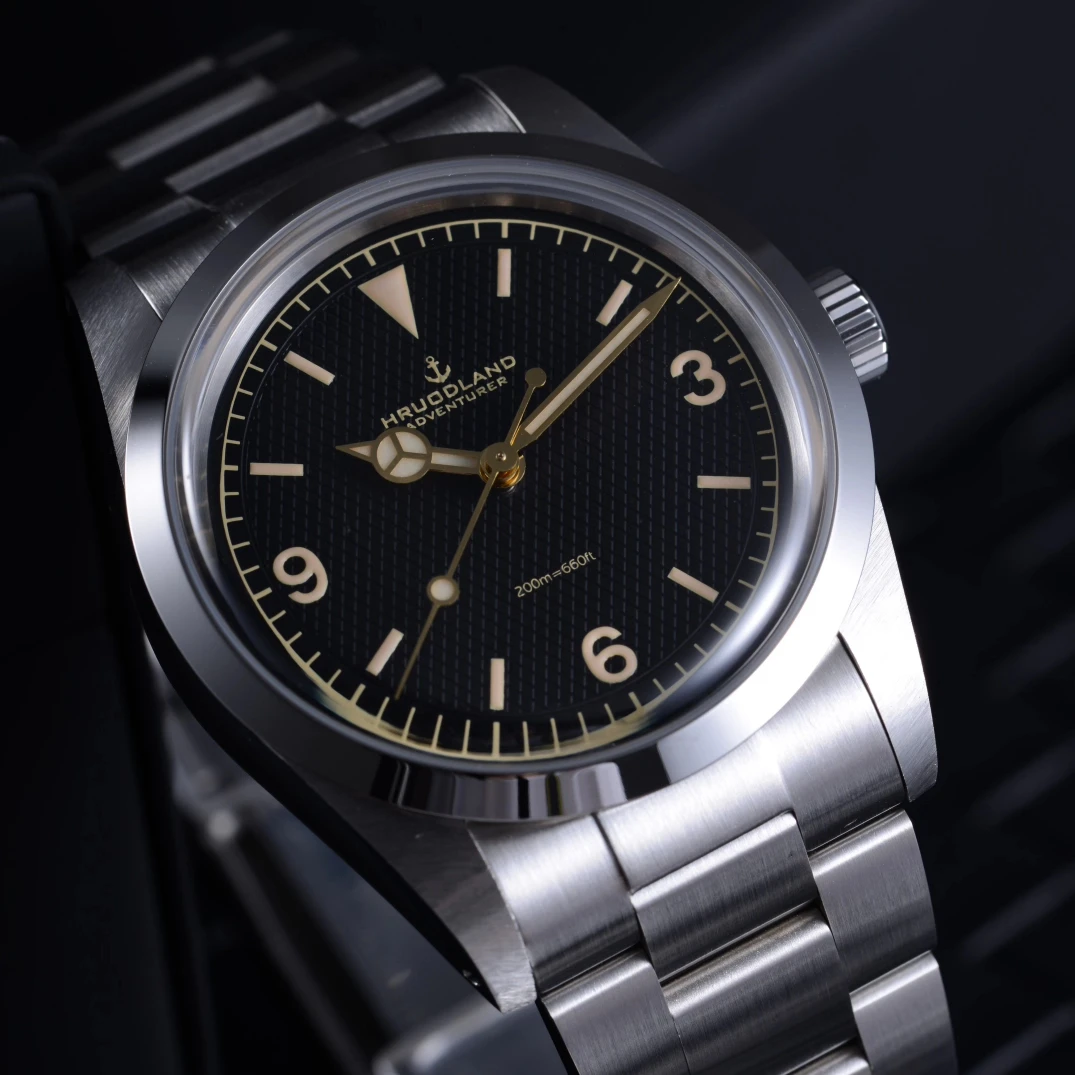 Hruodland 2025 Neue Automatische Männer Mechanische Uhren PT5000 Bronze Pilot Saphirglas 100 M Wasserdicht Reloj Hombre