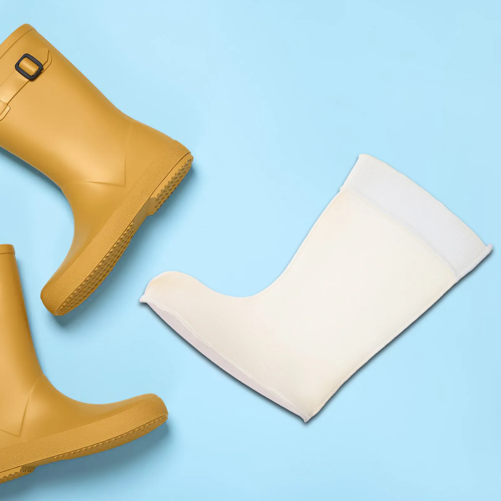 

1Pair Rain Boot Liners for Women Enhanced Warmth Cotton Blend Socks for Cold Wet Weather Outdoor Errands Hiking Walking Boot