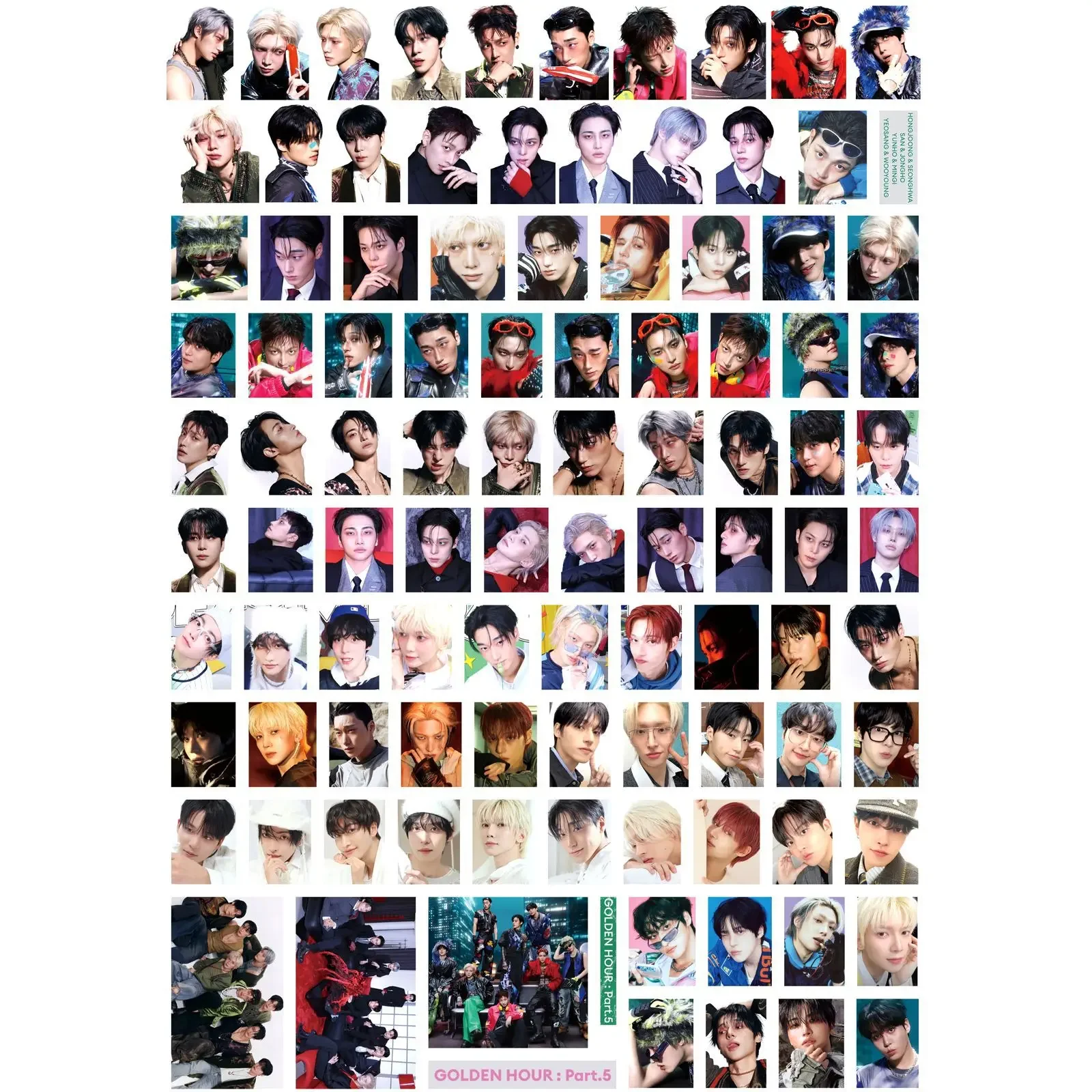 61/100PCS Idol  ATEEZ New Album 