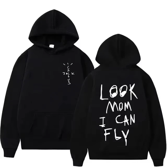 2025 Rapper Cactus Jack Music Album Hoodie Men's Women's Fashion High Street Personality Sweatshirt Vintage Hip Hop Pullove