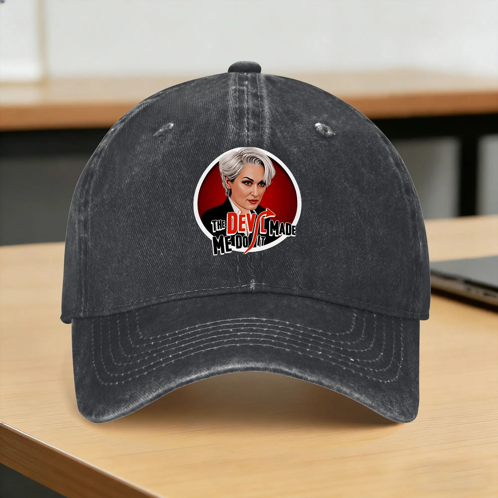 The Devil Made Me do it The Devil Wears Pradad Miranda Sun Baseball Cap  Unisex Men Design Trucker Hat  Sun-Proof Baseball Caps