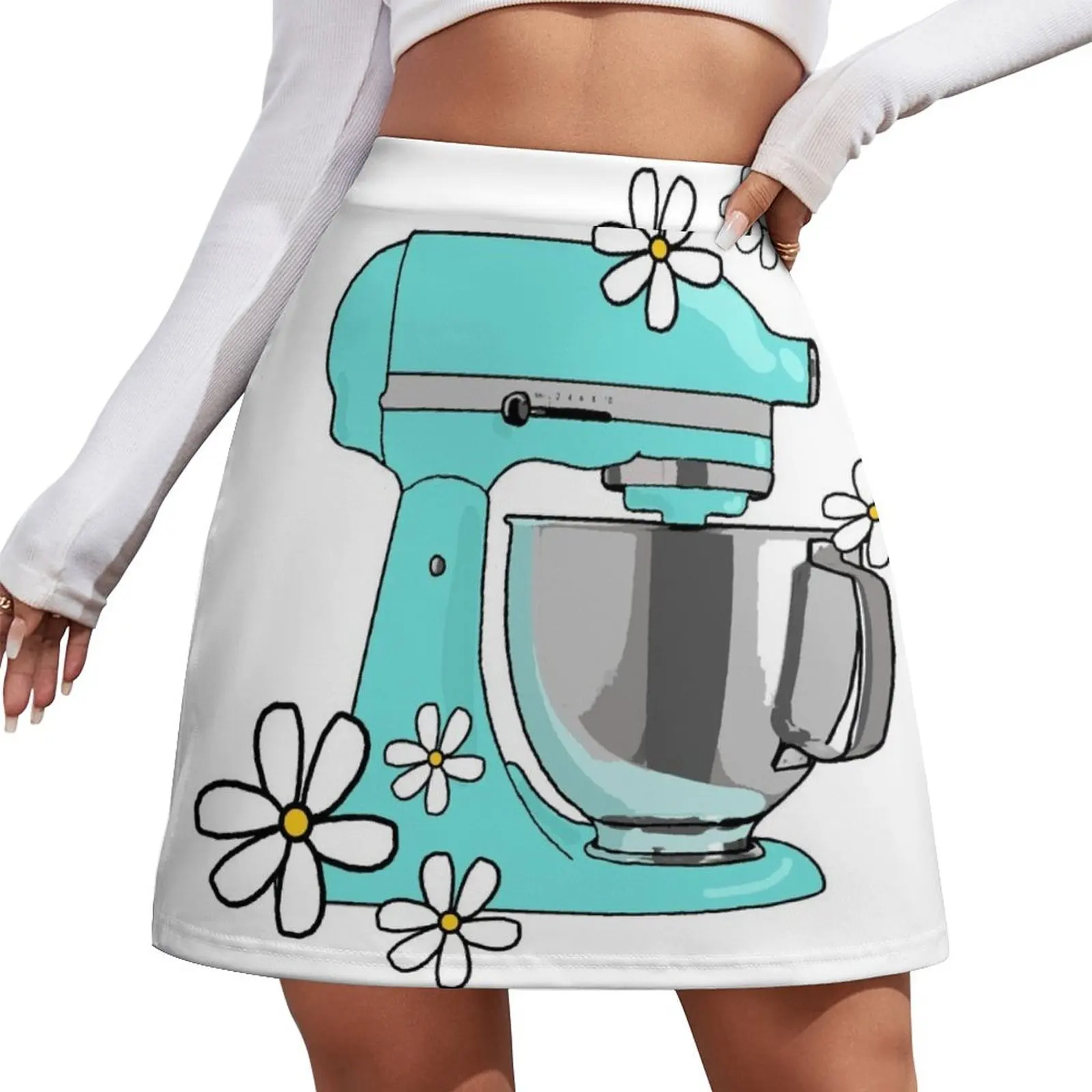 

Kitchen mixer with flowers Mini Skirt Miniskirt woman summer dress for women 2025 Mini Skirt