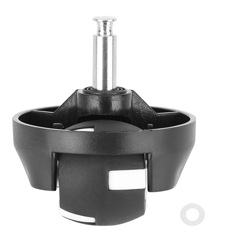 ABS Robot Vacuum Wheel Swivel Black ABS Swivel Caster Assembly Smooth Wear Resistant Vacuum Caster Wheel Home floor Cleaning