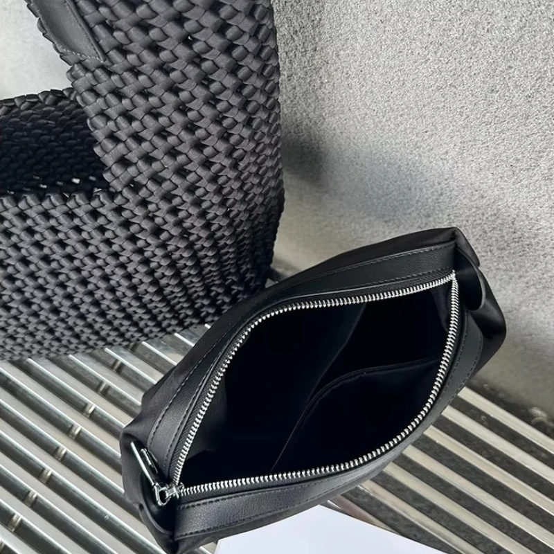 New Hand-Woven Oxford Cloth Women'S Shoulder Bag with Large Capacity Tote Bag Fashionable Mother Bag Popular Hot Selling