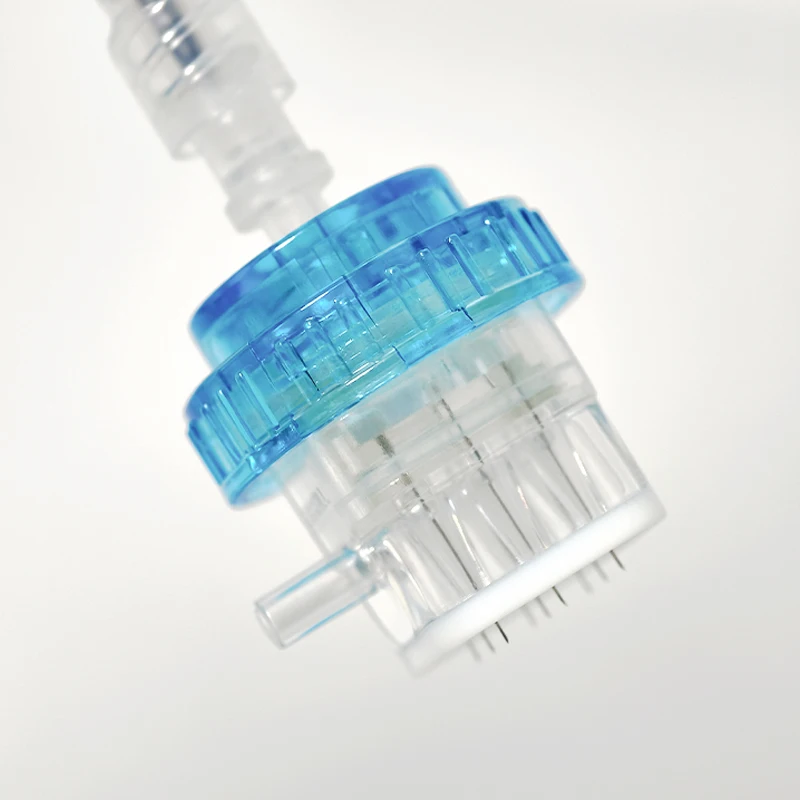Adjustable 33G 0.8mm-2.0mm Multi Needle 9 Pins Deep Sodium Hyaluronate Disposable Mesotherapy Needle Cartridge Accessories