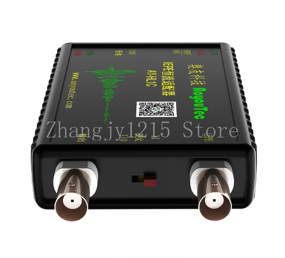 AY-HL1C single channel IEPE signal conditioner, ICP, IEPE constant current adapter, gain 1 and 10 two gears