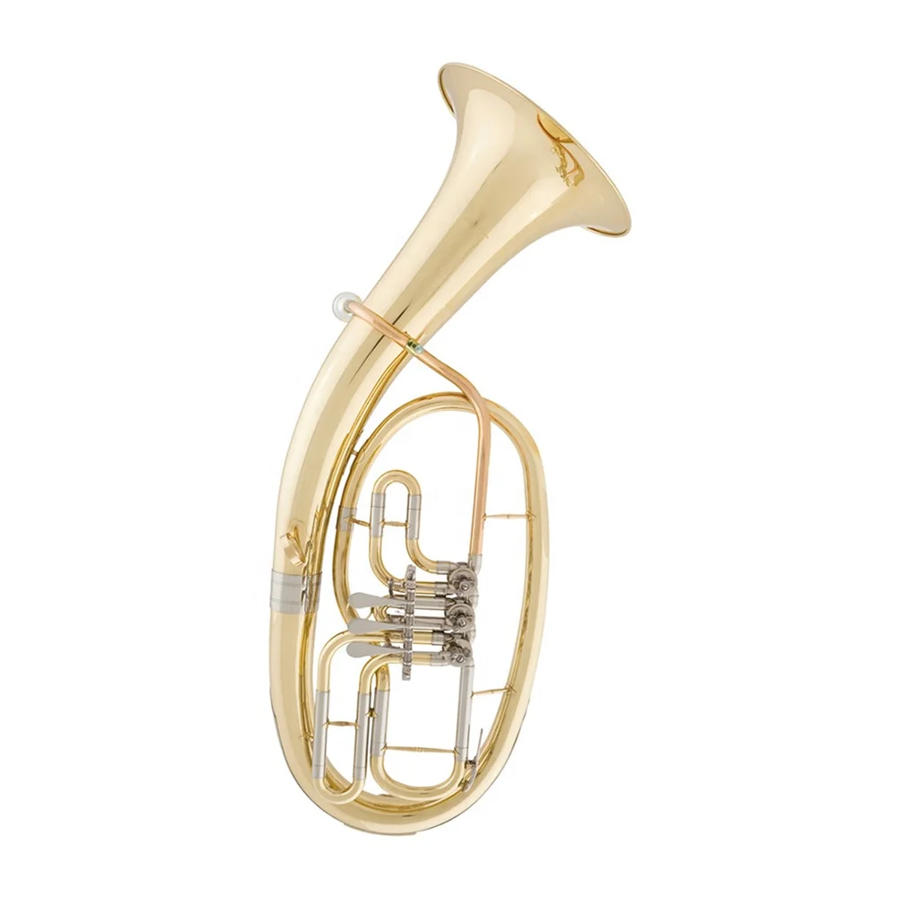 

Seasound OEM High Quality Cheap Rotary Gold Baritone Horn JYBT734