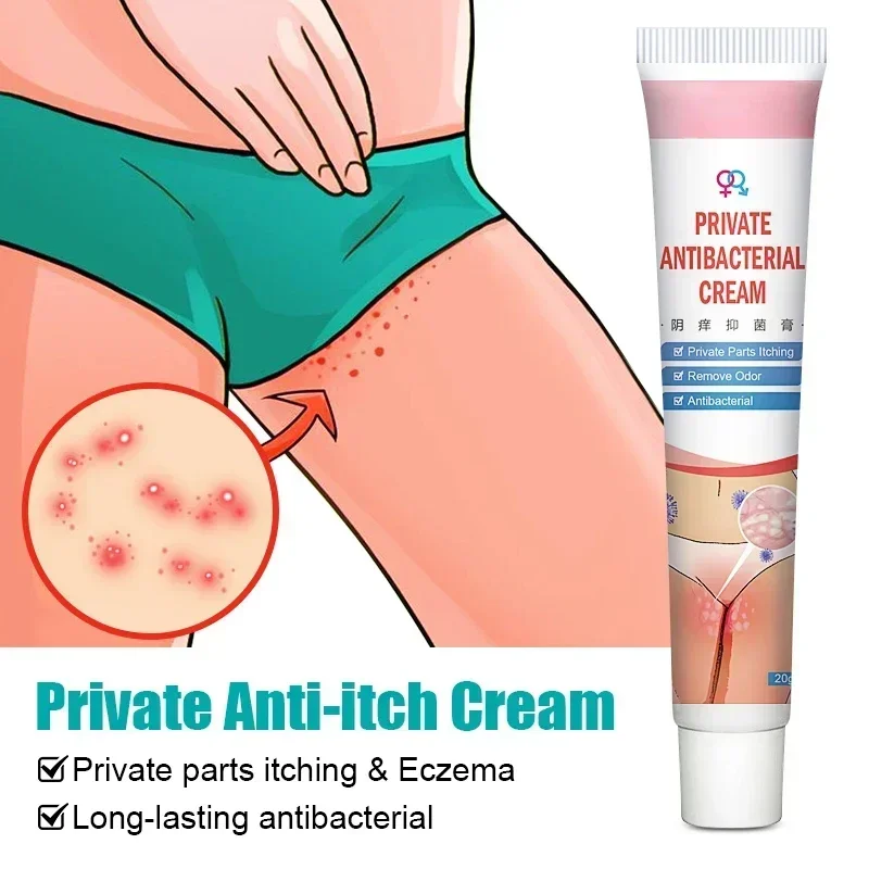 Private Antibacterian Cream Men Health Genital Itching Smell Remover Chinese Medicines Herbal Anti Fungus Ointment