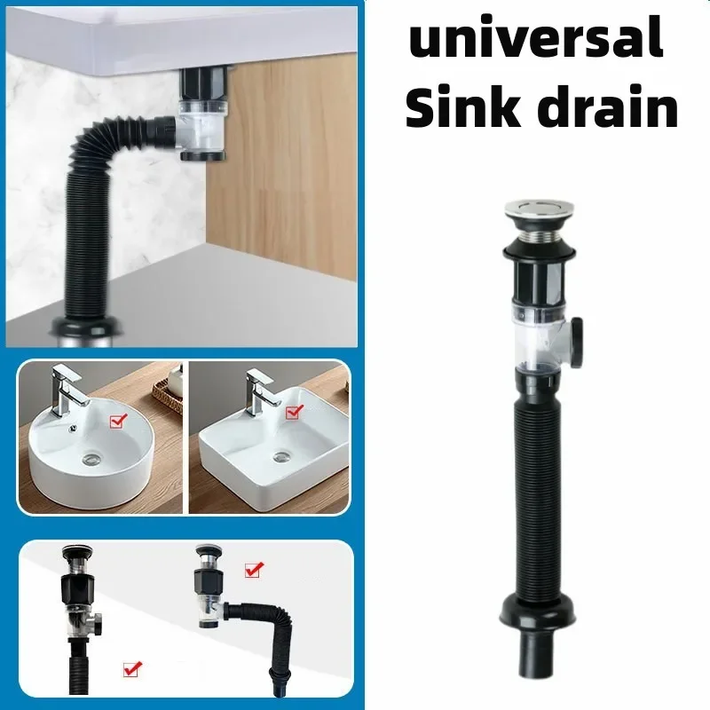 

Sink Deodorant Launch Pipeline Accessories Kitchen Sink Hose Sink Strainer Drain Pipe Plumbing Washbasin Kitchen Accessories