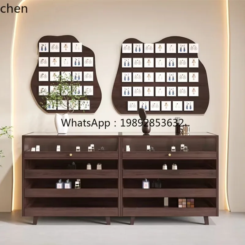 Jewelry Store Display Cabinet Display Cabinet Earrings Necklace Hanging Board Wall Hole Board Display Nakajima Tai
