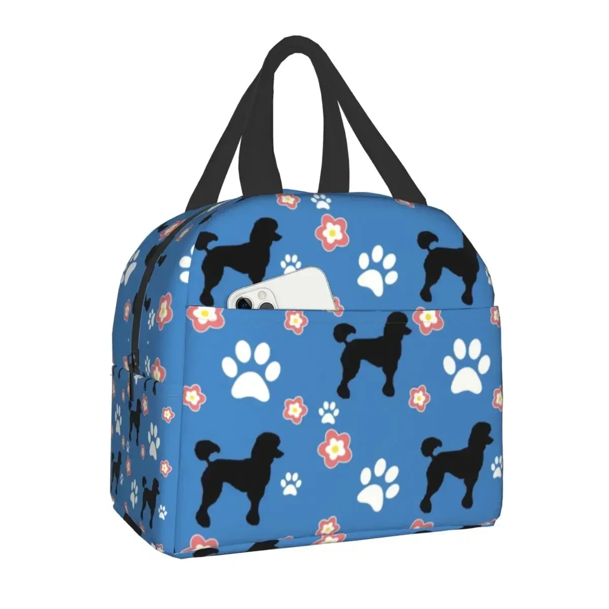 Cute Dog Paw Toys Insulated Lunch Bags for Outdoor Pet Animal Waterproof Picnic Thermal Cooler Lunch Box Women Men