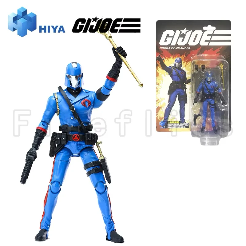 1/18 HIYA 3,75 zoll Action Figure Exquisite Mini Serie G.I.JOE Firefly Commander Destro Flint Strand Kopf Anime Modell Spielzeug – Detail 4