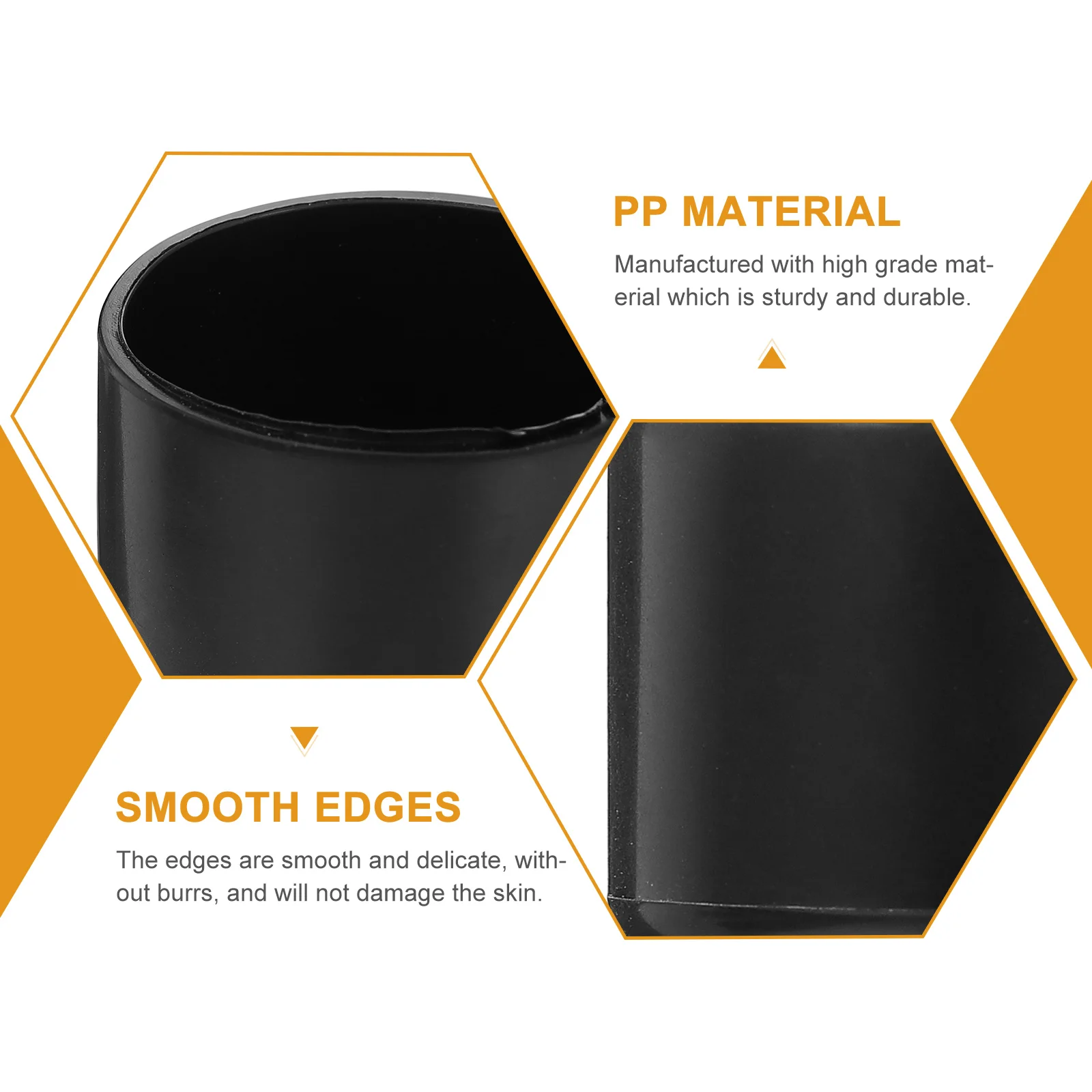 

8pcs Chair Leg Caps Furniture Floor Protectors Non Slip PP Square Pads For Chairs Tables Benches Stools Leg Covers Tips