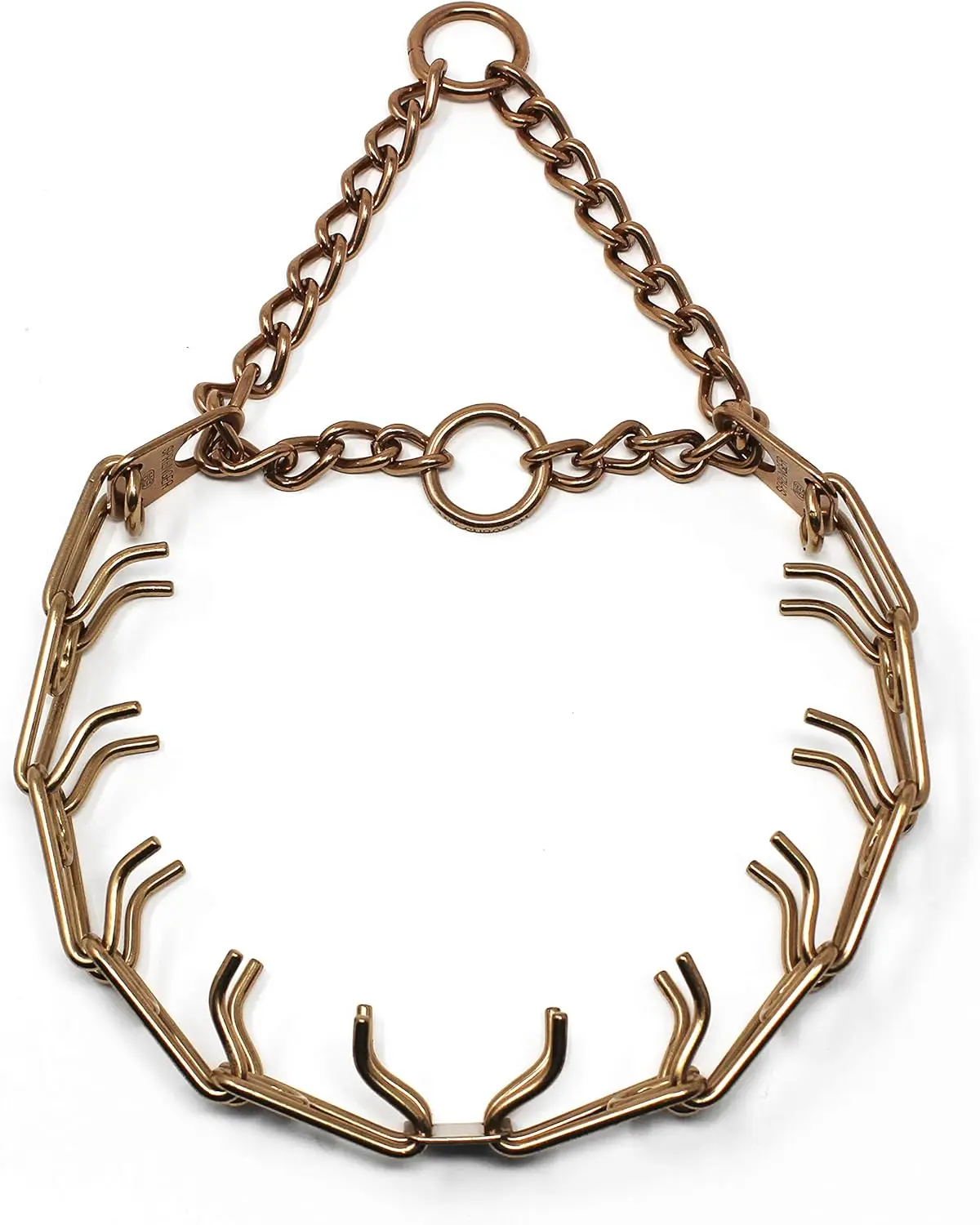 

German-Made Hypoallergenic Dog Training Collar, Nickel-Free No-Pull Prong Collar, Adjustable Medium Size