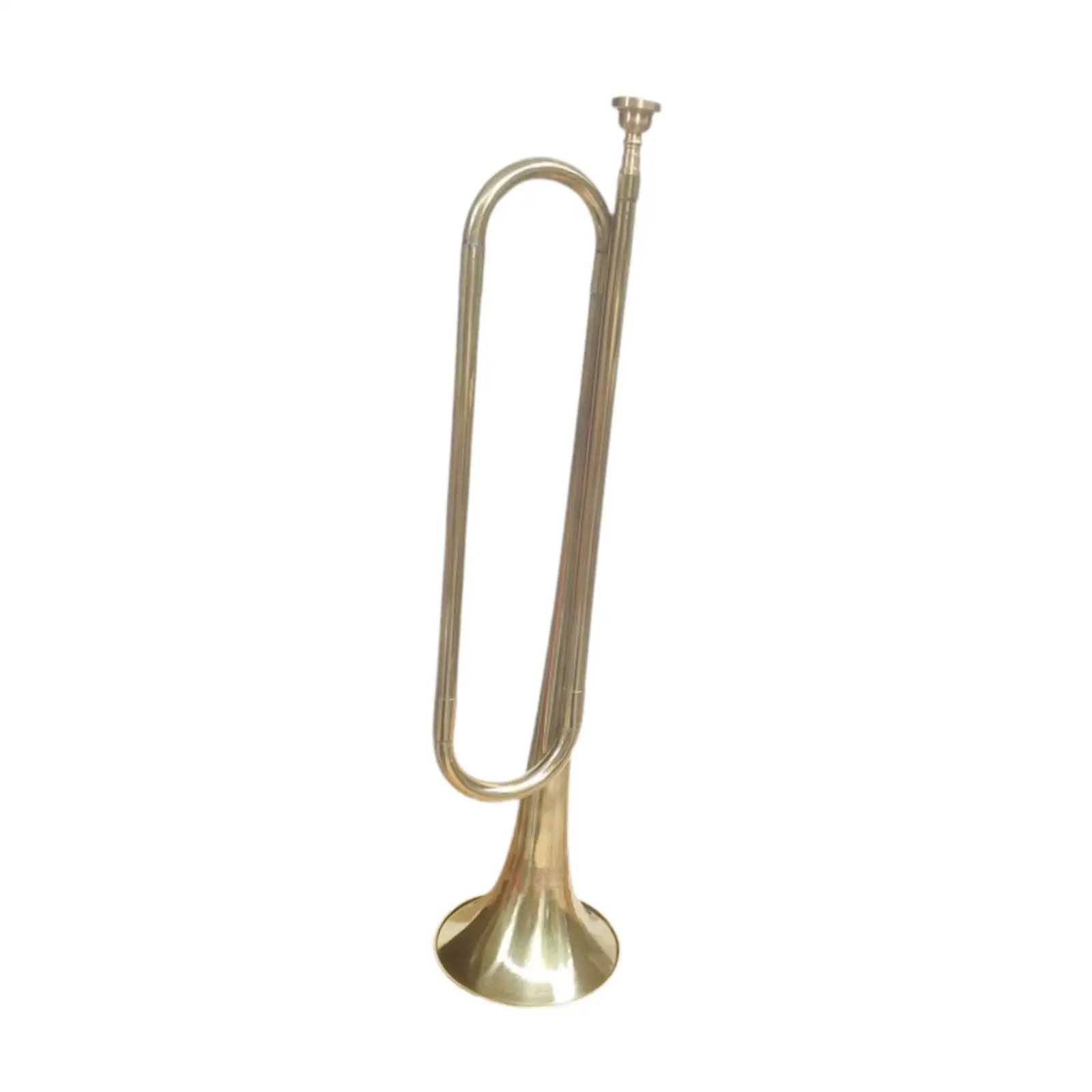 C Flat Bugle Golden Trumpet Classic Portable Musical Instrument Scout Bugle