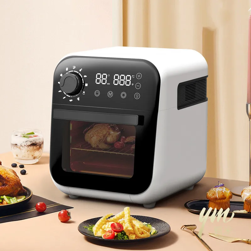 

New 12L Home Multifunctional Electric Oven Air Fryer 2-in-1 Touch Screen Mini Oven