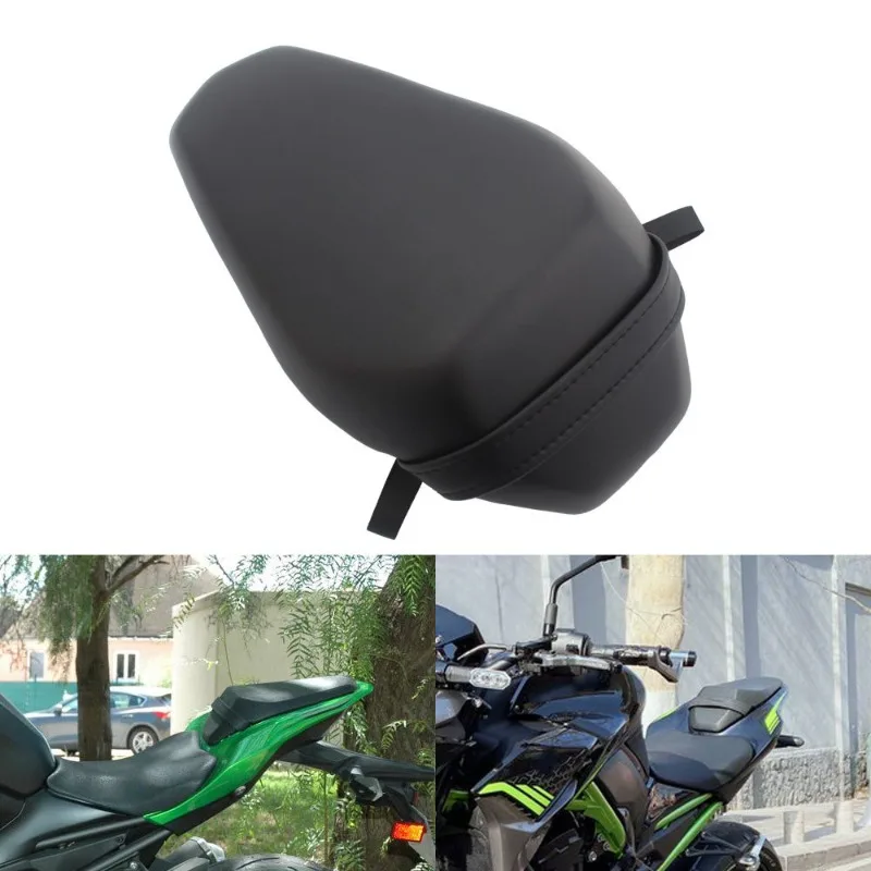 2026 New Black Motorcycle Modified Hump Rear Seat Bag Wear-Resistant and Durable Rear Cushion Motorcycle Accessories
